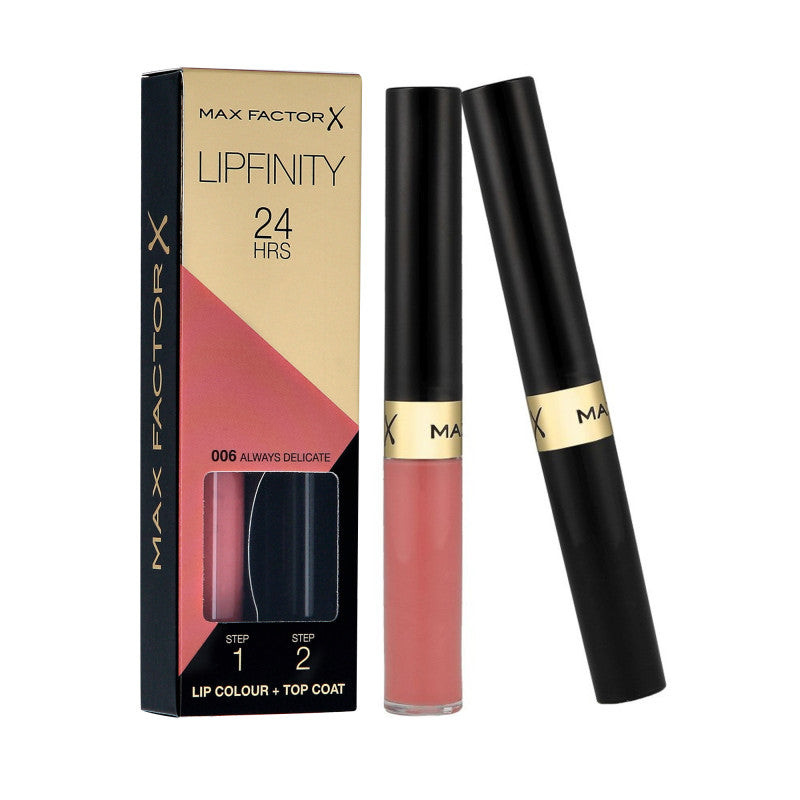 MAX FACTOR LIPFINITY Rouge à lèvres longue tenue 2en1 006 Always Delicate 2,3ml+1,9g