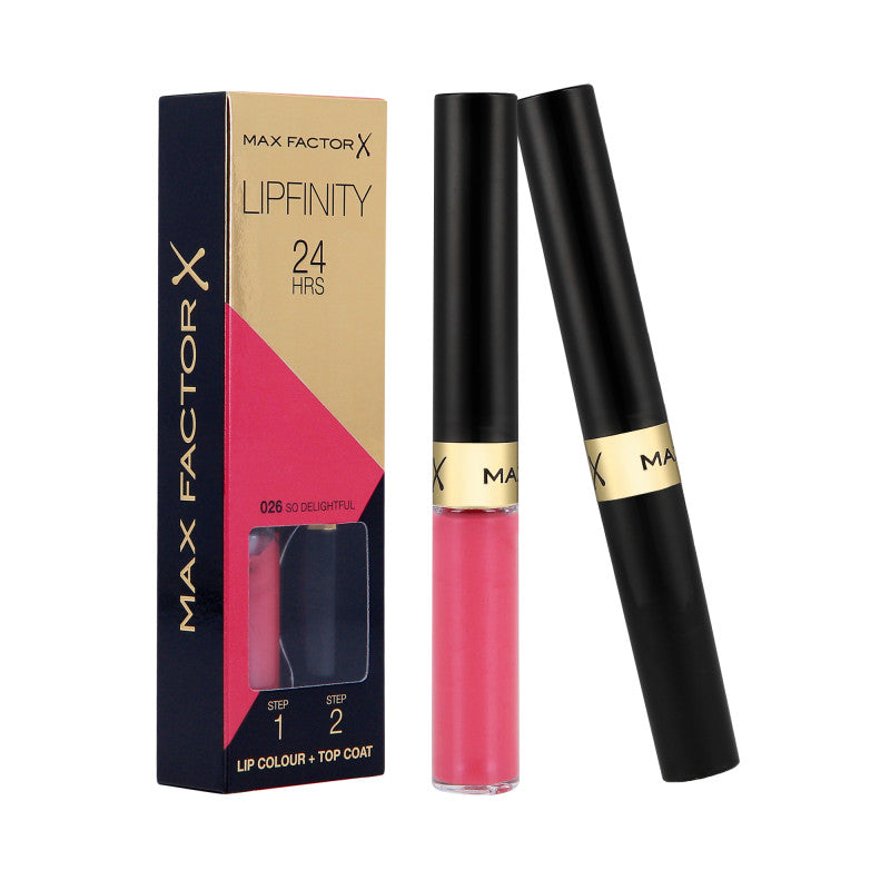 MAX FACTOR LIPFINITY Rouge à lèvres longue tenue 2en1 026 So Delightful 2,3ml+1,9g