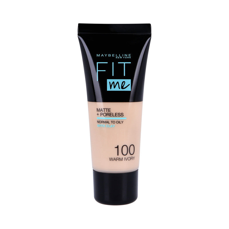 MAYBELLINE FIT ME Fond de teint matte 100 Warm Ivory 30ml