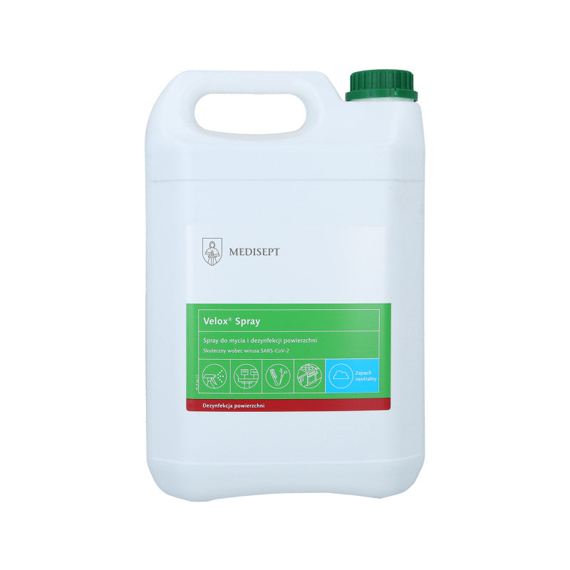 MEDISEPT VELOX NEUTRE Liquide nettoyant et désinfectant pour surfaces 5000ml