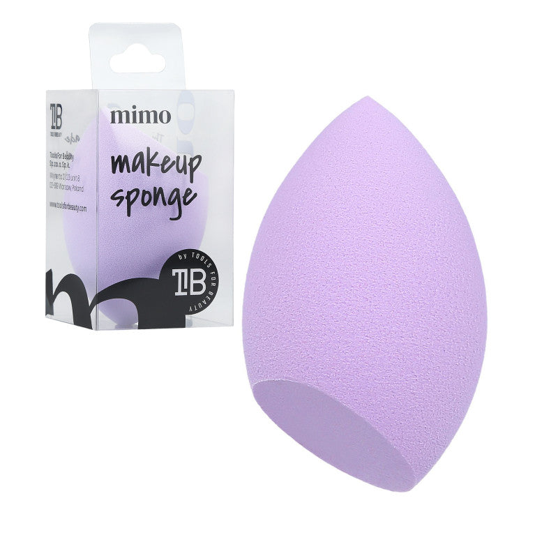 MIMO Éponge A Maquillage Olive Coupée Violette