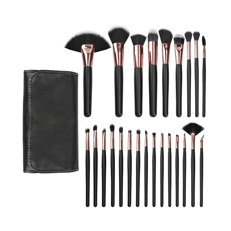 MIMO 24 pinceaux de maquillage Set, noir