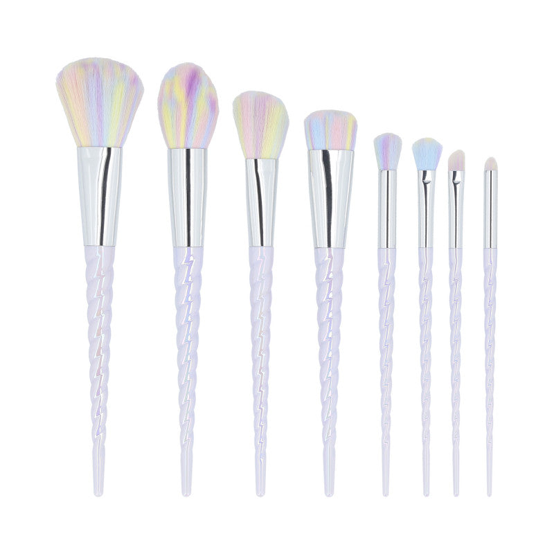 MIMO Set de 8 Pinceaux de Maquillage, Licorne, Pastel