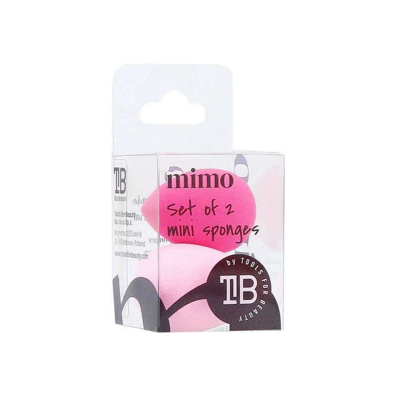 MIMO Mini Éponge 2 Unités Rose Et Fuchsia