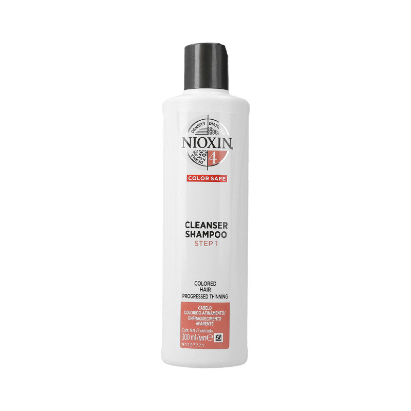 NIOXIN CARE SYSTEM 4 Shampooing purifiant cheveux colorés très fins 300ml