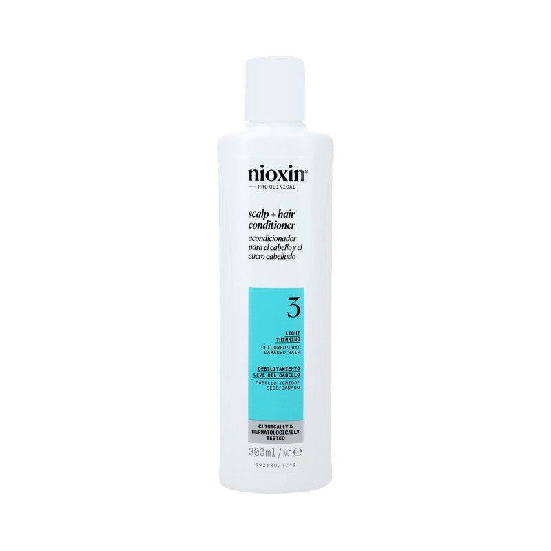 NIOXIN PRO CLINICAL 3 Après-shampoing fortifiant pour cheveux colorés et légèrement clairsemés 1000 ml