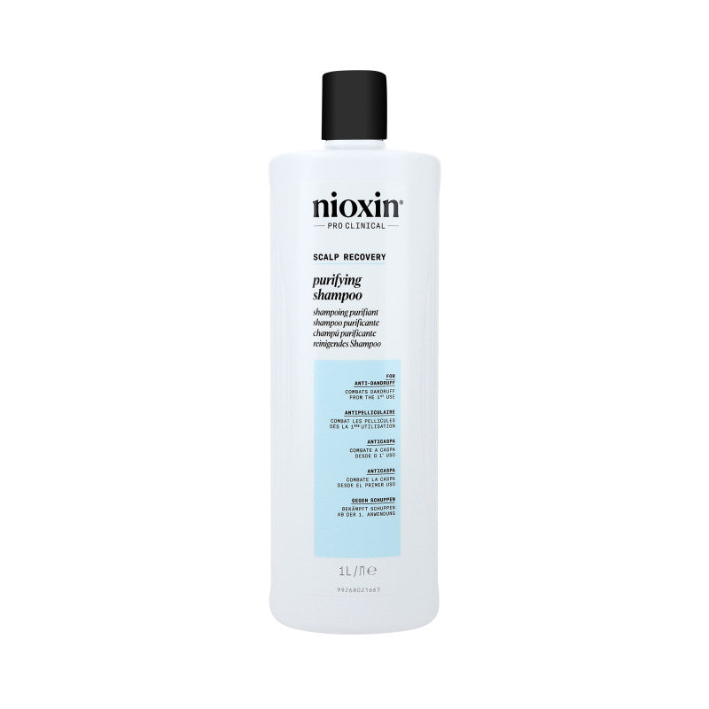 NIOXIN PRO CLINICAL SCALP RECOVERY Shampooing antipelliculaire médicamenteux 1000 ml