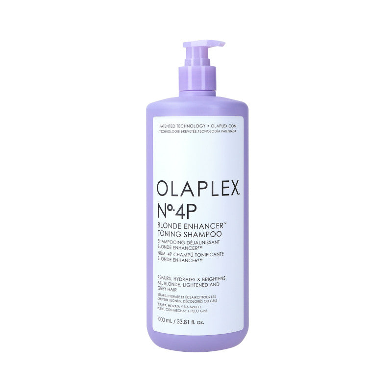 OLAPLEX NO.4P BLONDE ENHANCER Purple, shampooing colorant pour cheveux blonds 1000ml