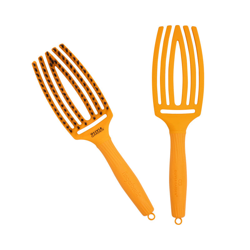 OLIVIA GARDEN FINGERBRUSH Brosse à cheveux Yellow Sunshine