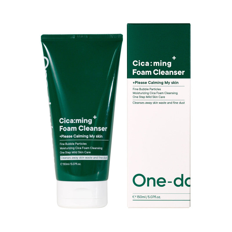 ONE-DAY’S YOU CICA:MING Mousse nettoyante apaisante pour le visage 150 ml