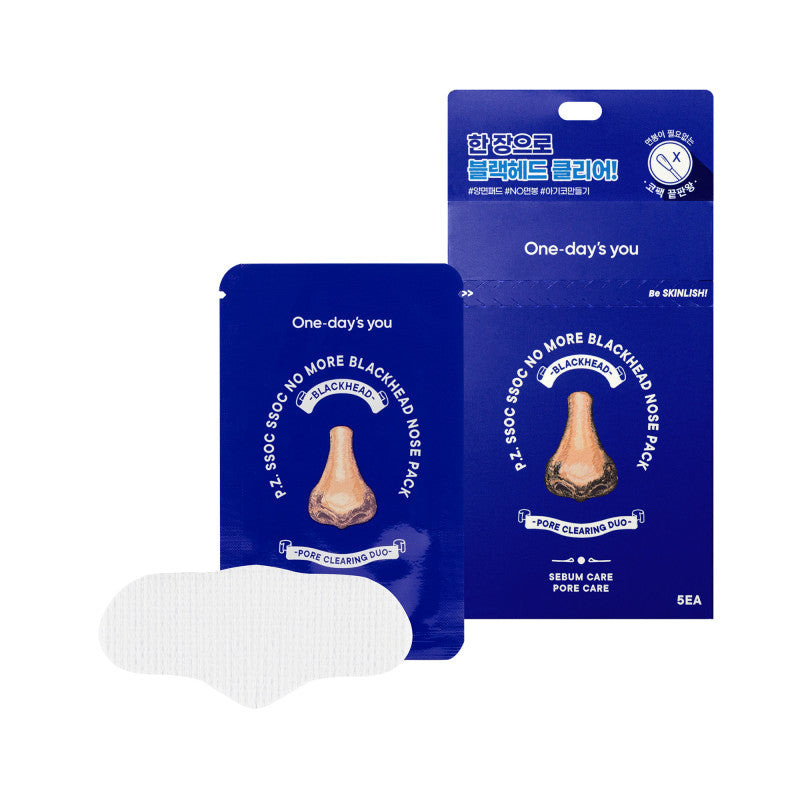 ONE-DAY’S YOU NO MORE BLACKHEAD Patchs anti-points noirs 5x2ml