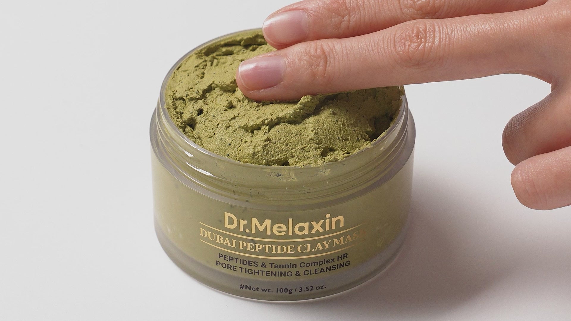DR. MELAXIN DUBAI PEPTIDE CLAY MASK Reinigende Tonmaske, die überschüssigen Talg reduziert, 100 g #3