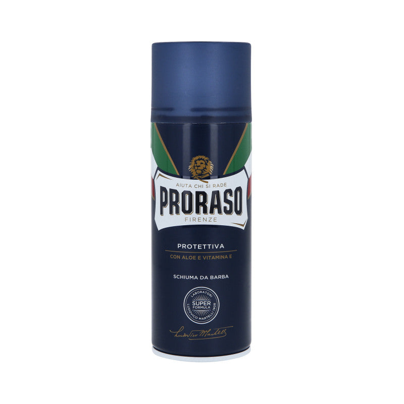 PRORASO BLUE TUTTE LE BARBE Nawilżająca pianka do golenia 400ml