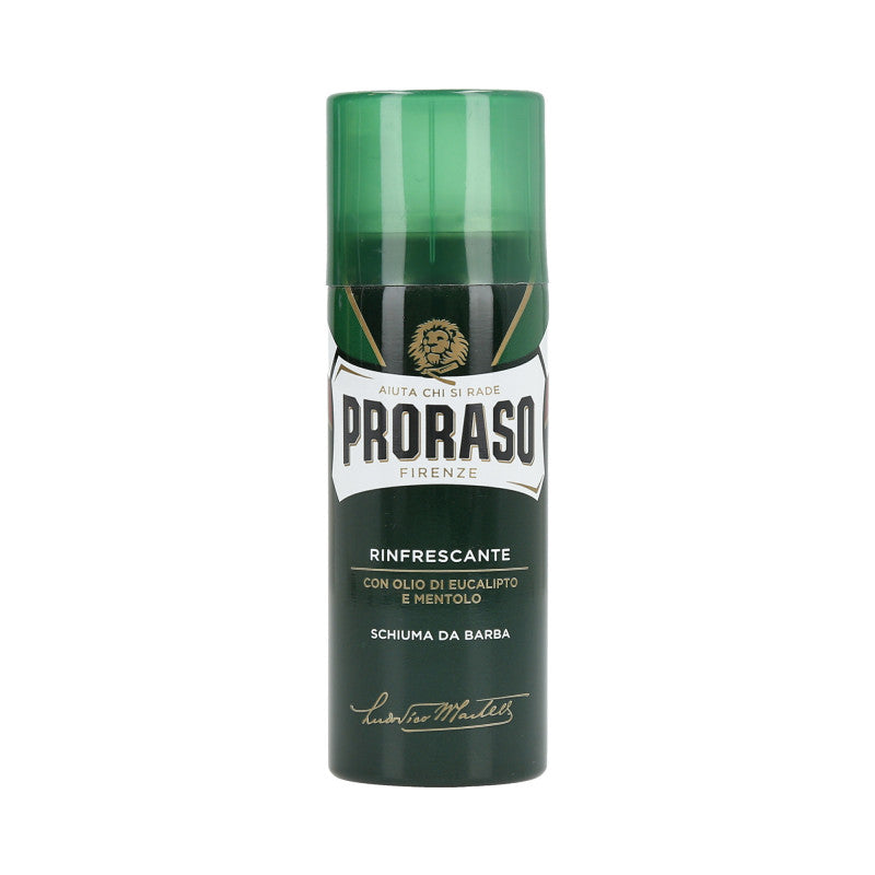 PRORASO GREEN Mousse à raser rafraîchissante 50ml