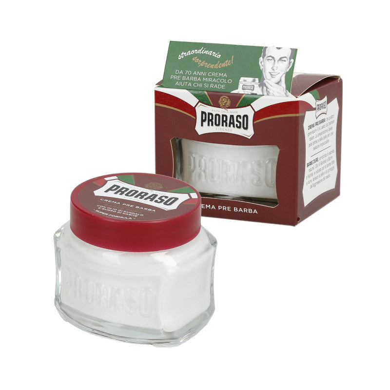 PRORASO RED Crème de rasage nourrissante 100ml