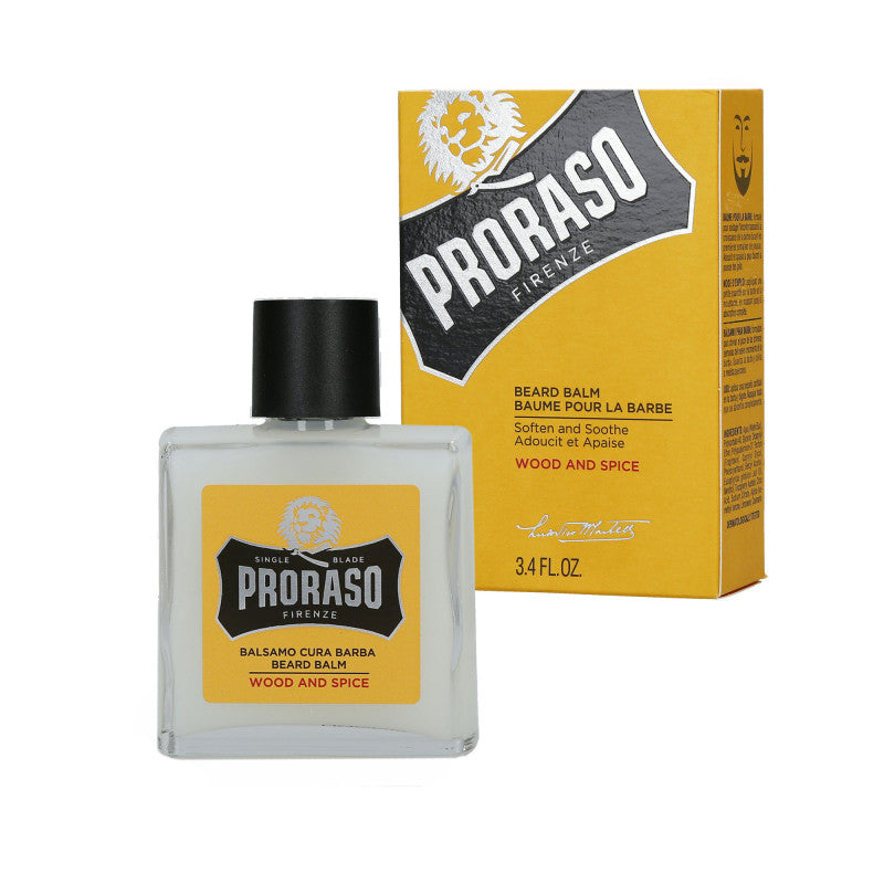 PRORASO WOOD & SPICE Baume à barbe 100ml