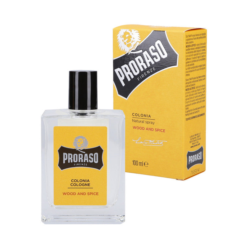 PRORASO BOIS & ÉPICES Eau de Cologne 100ml