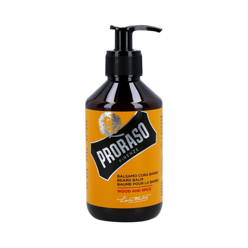 PRORASO BAUME À BARBE YELLOW WOOD&SPICE Baume à barbe léger 300ml