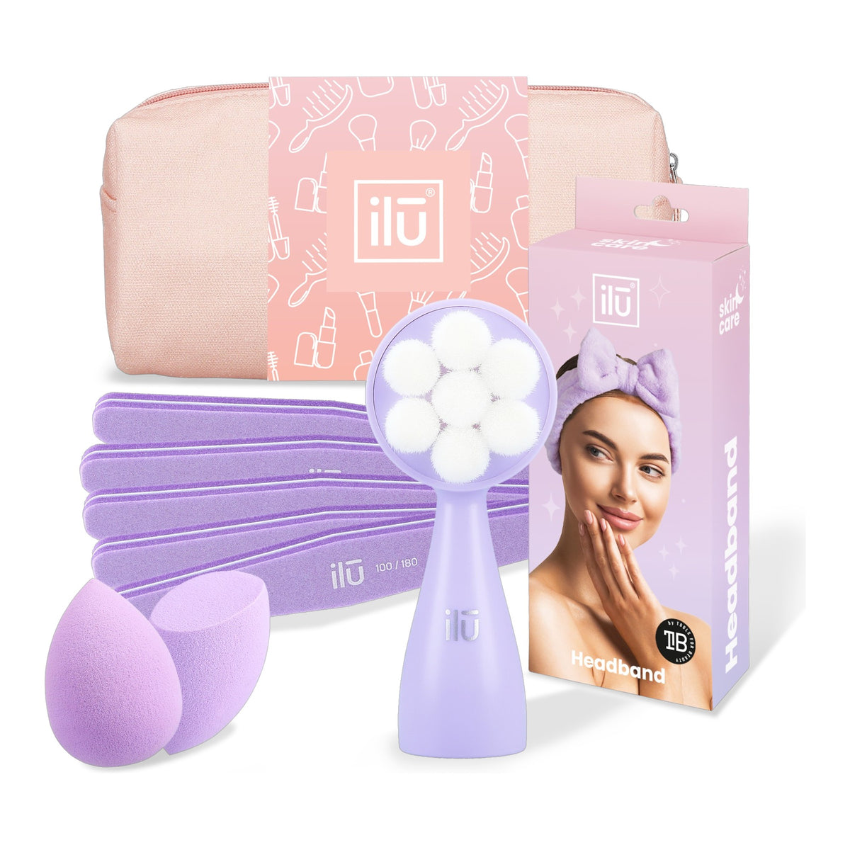 ilū PURPLE HARMONY Coffret d'accessoires - vos essentiels beauté