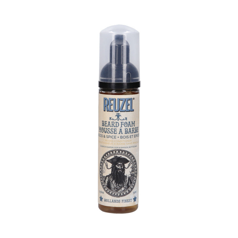 REUZEL WOOD & SPICE Revitalisant à barbe en mousse 70ml