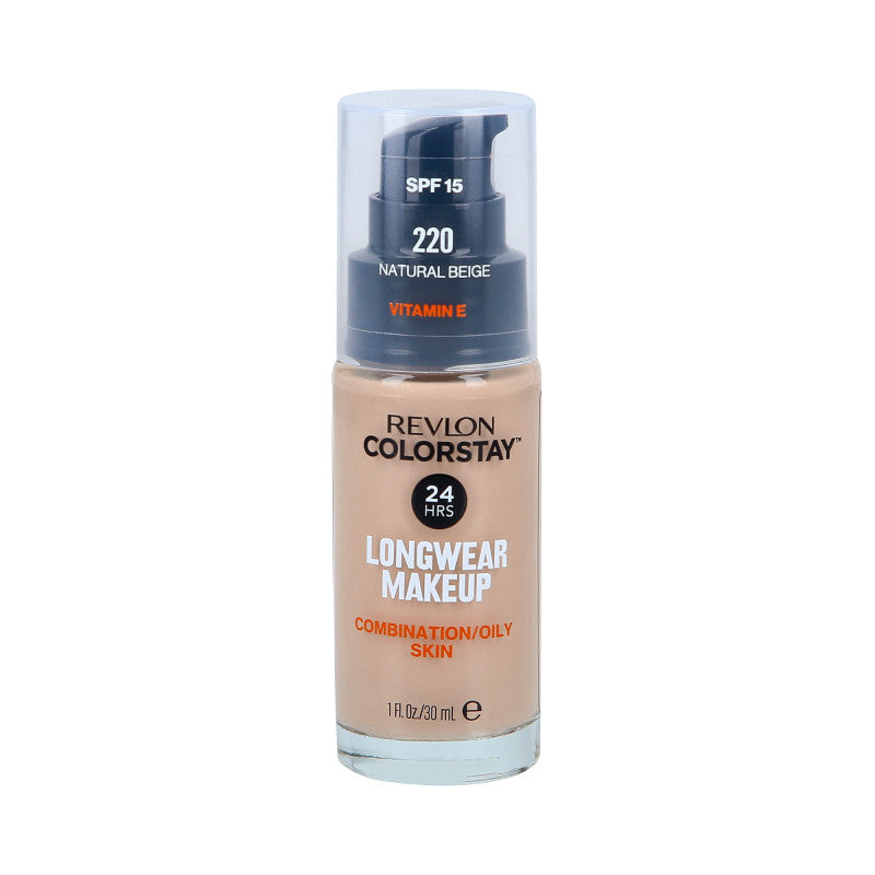 Revlon ColorStay Fond de teint peaux mixtes/grasses 220 Natural Beige 30ml