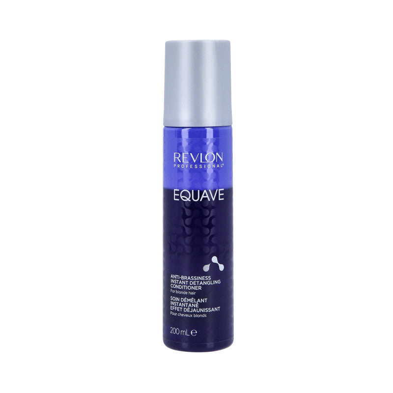 REVLON PROFESSIONAL EQUAVE ANTI-BRASSINESS Après-shampoing biphasé pour cheveux blonds et décolorés 200 ml