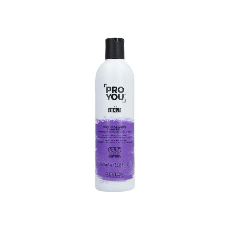 REVLON PROYOU Shampoing NEUTRALISANT après traitements chimiques pour cheveux blonds et gris 350ml