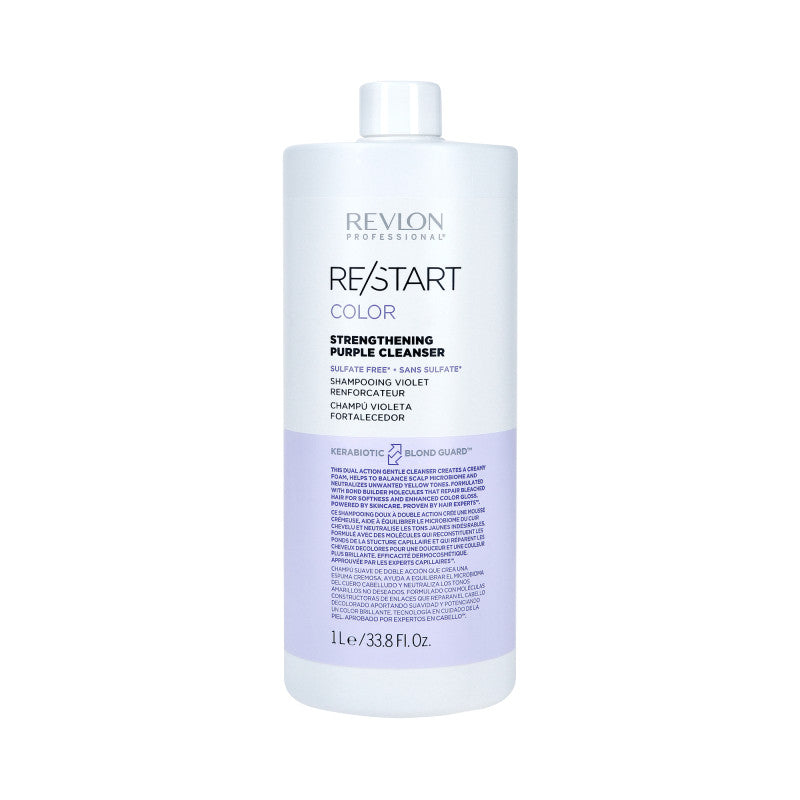 REVLON RE/START COLOR PURPLE Shampooing fortifiant pour cheveux blonds 1000 ml