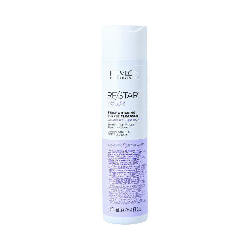 REVLON RE/START COLOR PURPLE Shampooing fortifiant pour cheveux blonds 250 ml