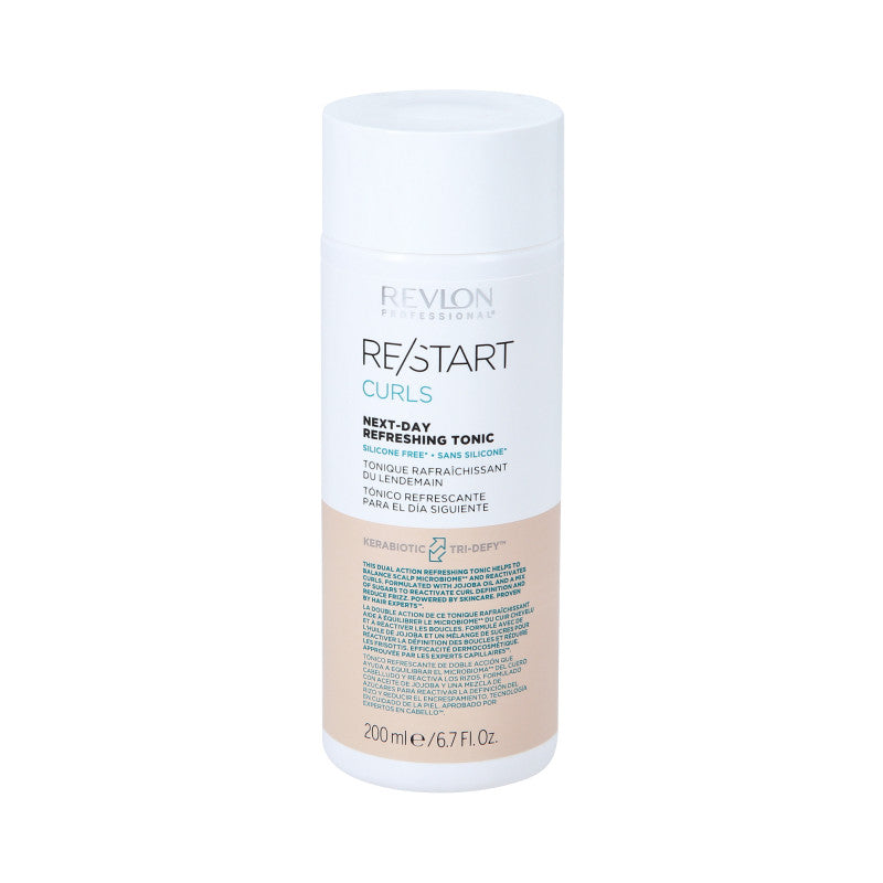 REVLON RE/START CURLS Lotion tonique rafraîchissante pour cheveux bouclés 200 ml
