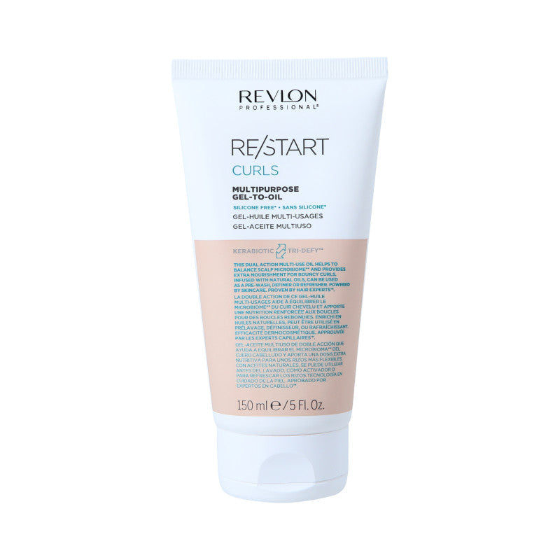 REVLON RE/START CURLS OIL Gel-huile coiffant hydratant pour cheveux bouclés 150 ml