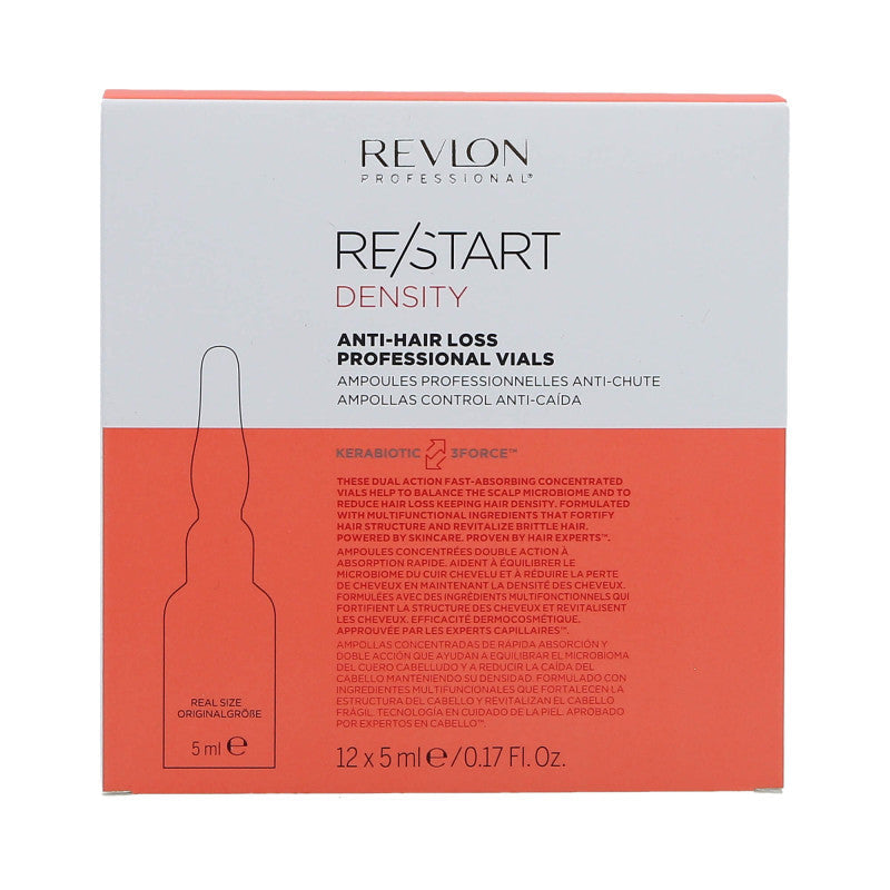 REVLON RE/START DENSITY Ampoules stimulateur de pousse des cheveux 12x5ml