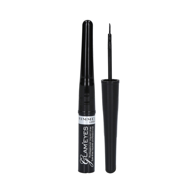 RIMMEL GLAM'EYES Eyeliner Liquide 001 Black Glamour 3.5ml