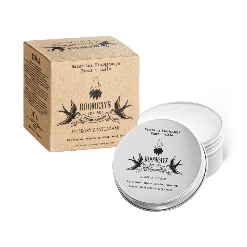 ROOMCAYS Crème protectrice avec SPF pour le soin des tatouages 100 ml