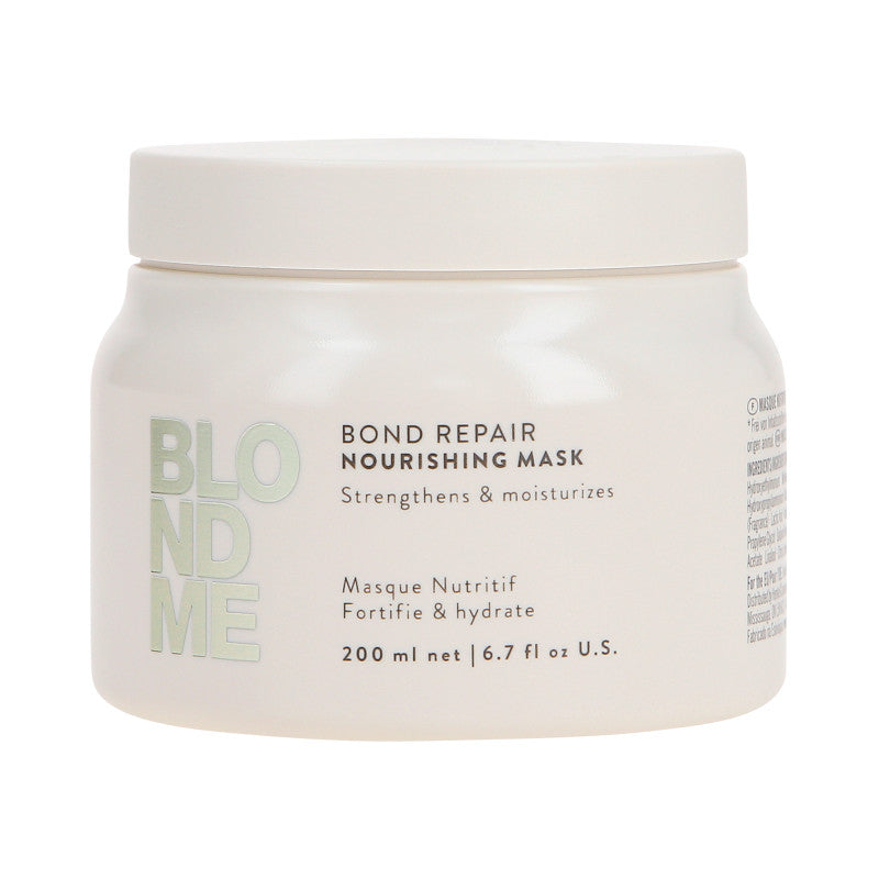 SCHWARZKOPF BLOND ME BOND REPAIR NOURISHING Masque fortifiant pour cheveux secs et abîmés 200 ml