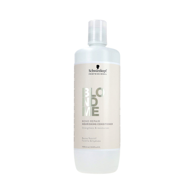 SCHWARZKOPF BLOND ME BOND REPAIR NOURISHING Après-shampoing fortifiant pour cheveux secs 1000 ml