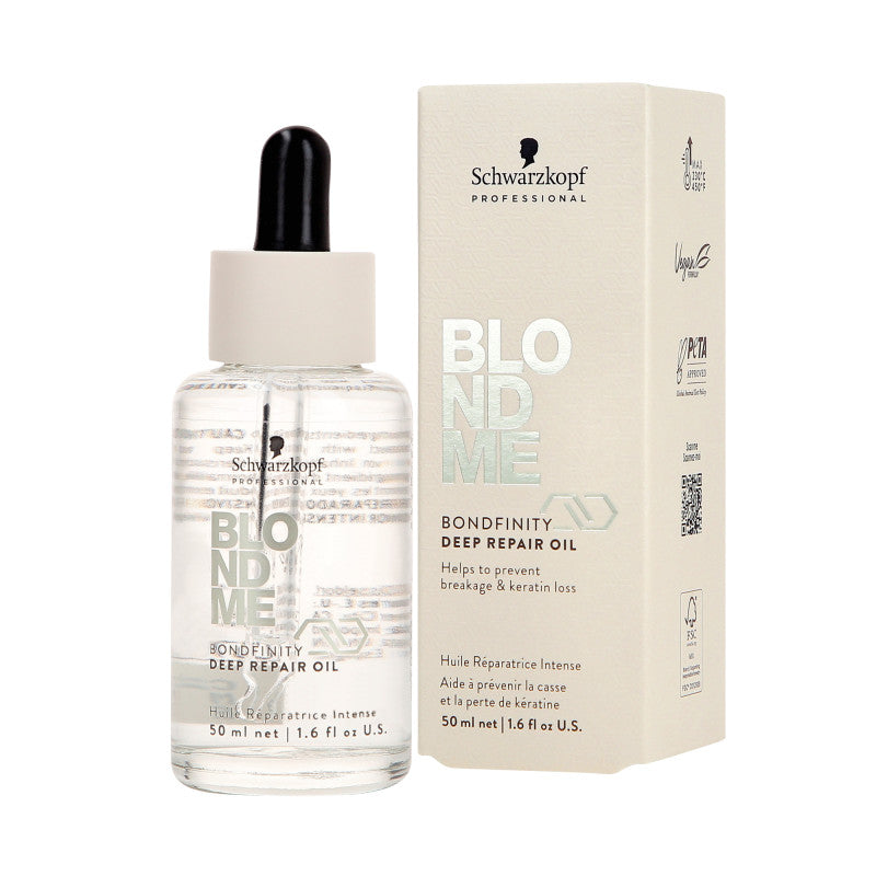SCHWARZKOPF BLOND ME BONDIFINITY Huile régénérante en profondeur pour cheveux blonds 50 ml