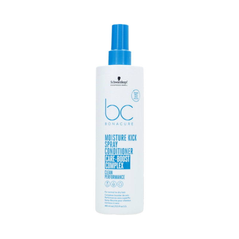 SCHWARZKOPF BONACURE MOISTURE KICK Après-shampoing hydratant biphasé en spray 400 ml