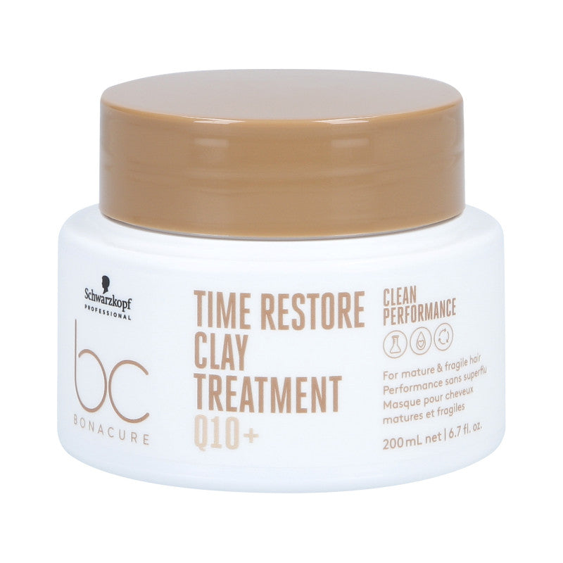 SCHWARZKOPF PROFESSIONAL BC TIME RESTORE Masque à l'argile pour cheveux matures 200ml