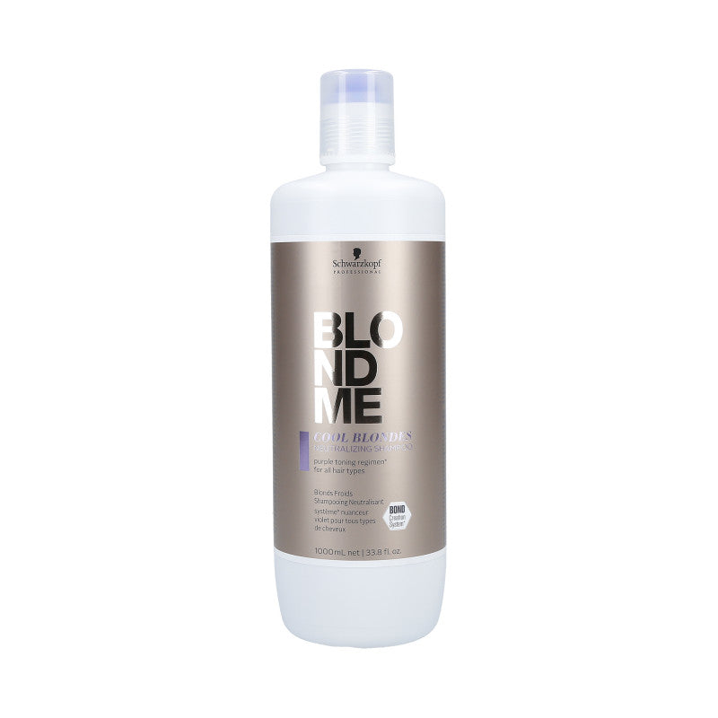 SCHWARZKOPF PROFESSIONAL BLONDME Shampooing Cheveux Cool Me Blonde Violet 1000ml