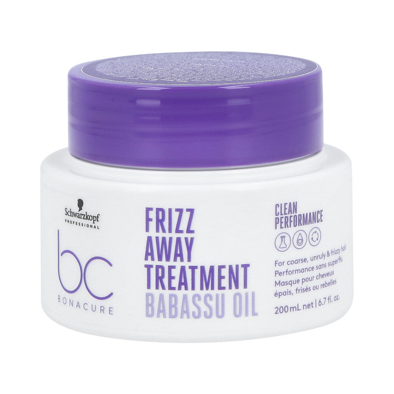 SCHWARZKOPF PROFESSIONAL BONACURE FRIZZ AWAY Masque lissant pour cheveux crépus 200ml