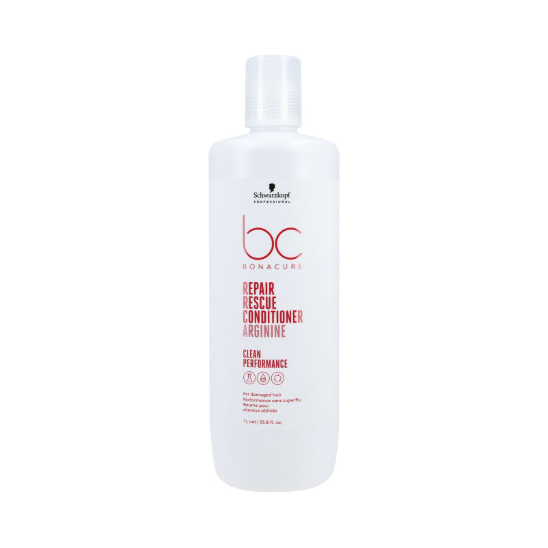 SCHWARZKOPF PROFESSIONAL BONACURE REPAIR RESCUE Après-shampooing régénérant pour cheveux secs 1000ml