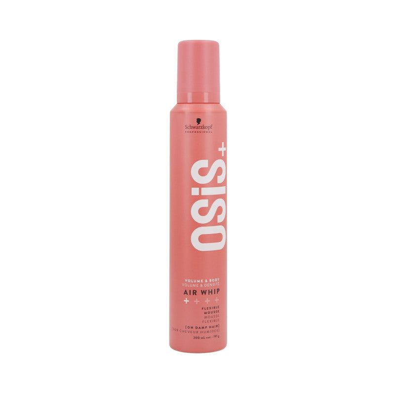 SCHWARZKOPF PROFESSIONAL OSIS+ AIR WHIP Mousse élastique améliorant la sensibilité des cheveux au modelage 200ml