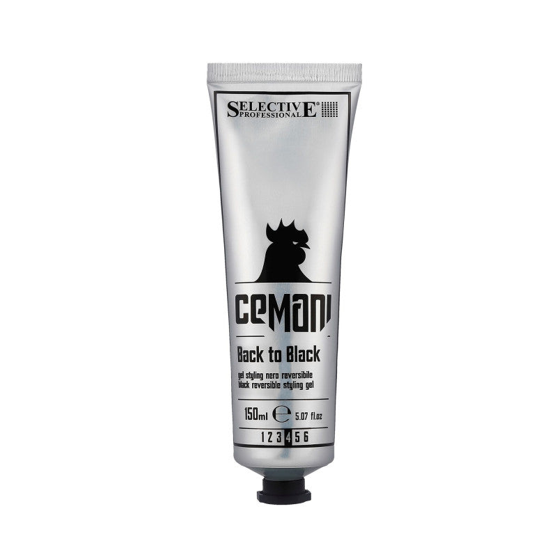 SELECTIVE CEMANI Back to Black Gel stylisant noir 150ml