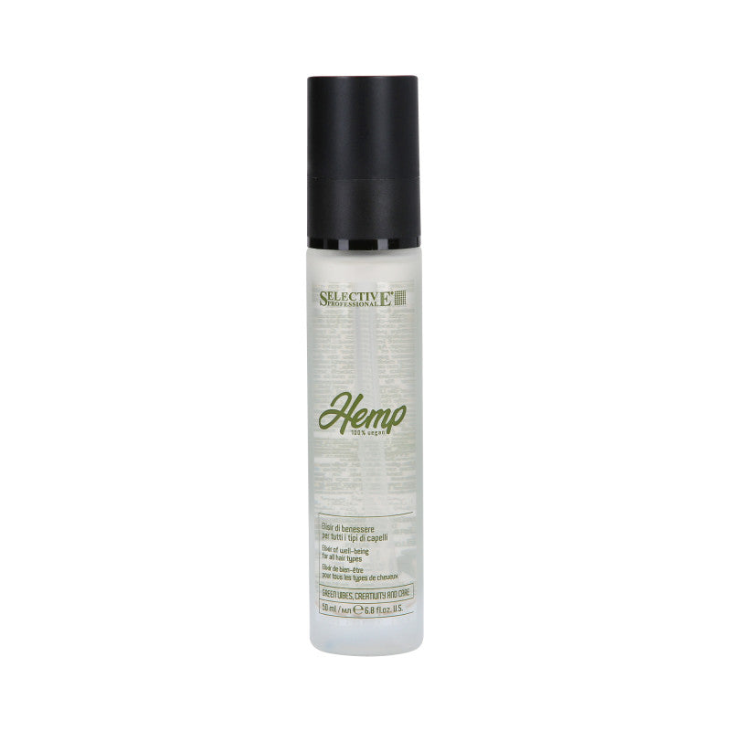 SELECTIVE HEMP VEGAN Sérum capillaire hydratant à l'huile de graines de chanvre 50 ml