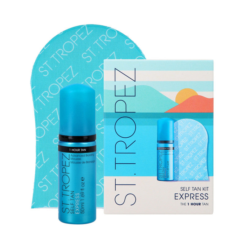 ST. TROPEZ MINI EXPRESS KIT AUTOBRONZANT Mousse autobronzante express avec gant 50ml
