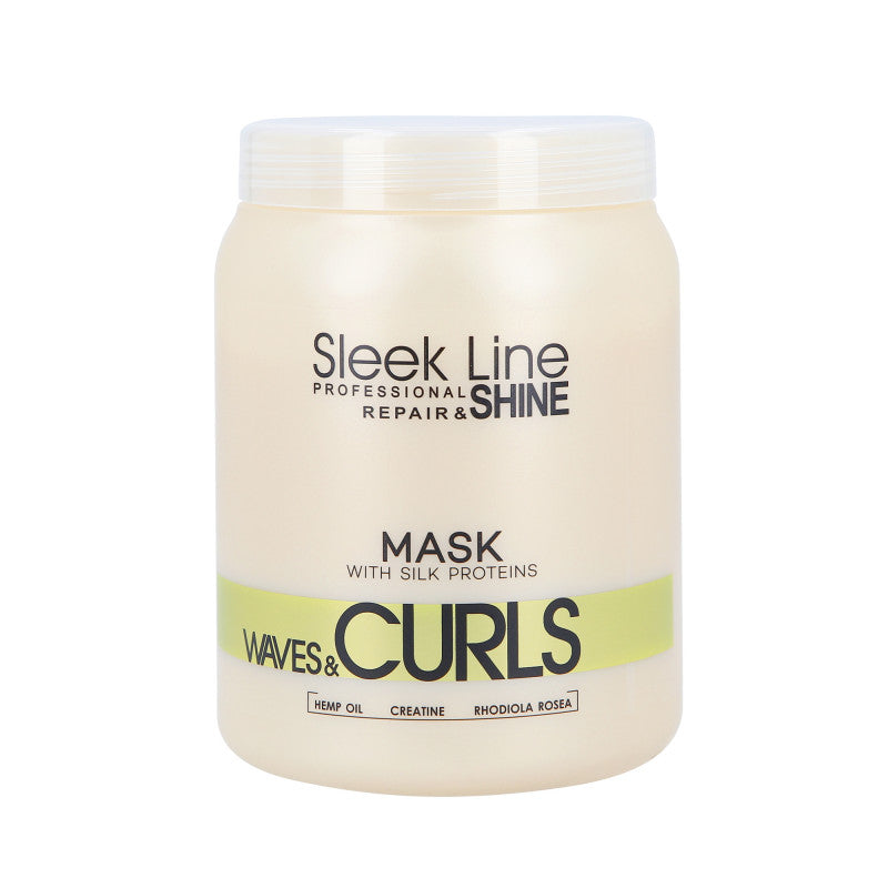 STAPIZ SLEEK LINE WAVES&CURLS Masque pour cheveux bouclés et ondulés 1000ml