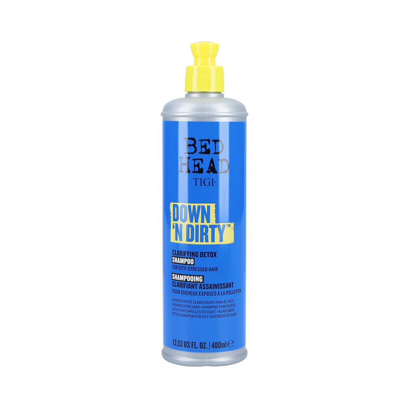 TIGI BED HEAD DOWN`N DIRTY Shampooing détoxifiant pour cheveux 400ml