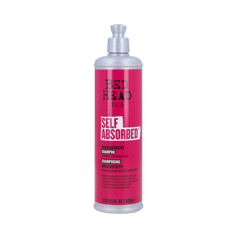 TIGI BED HEAD SELF ABSORBED Shampooing hydratant pour cheveux secs et fragilisés 400ml