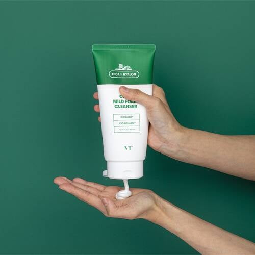 VT COSMETICS CICA MILD FOAM CLEANSER Sanfter Gesichtsreinigungsschaum 300 ml #2